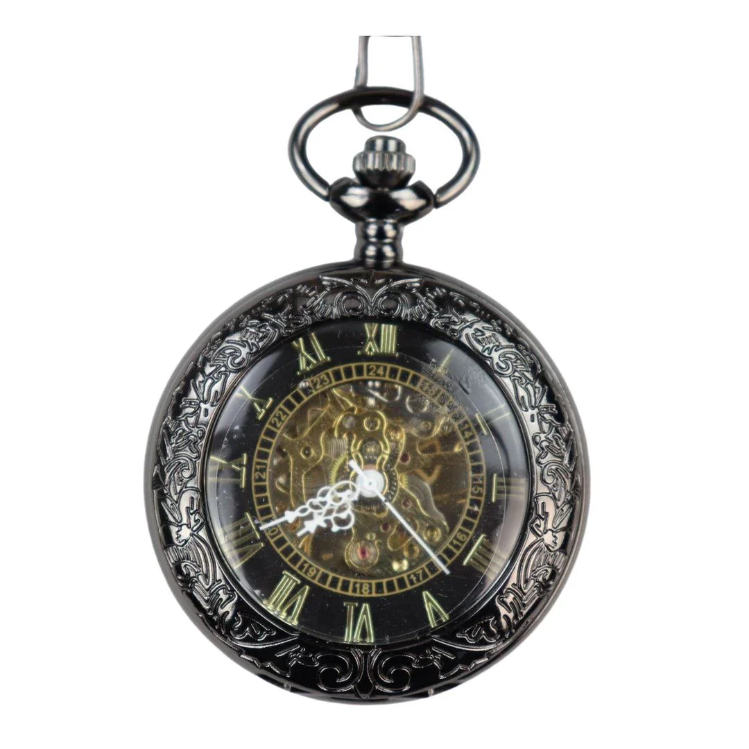 Pocket Watch Mechanical Peaky Blinders Hunter Automatic