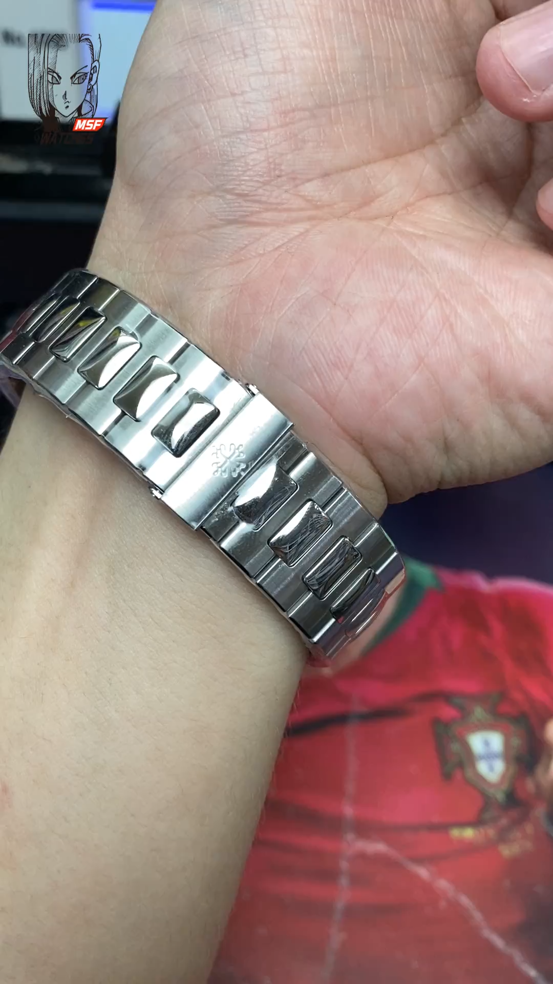 Patek Philippe Nautilus series 57111A-014, Olive Green Dial with Steel Bracelet, 40mm Size.