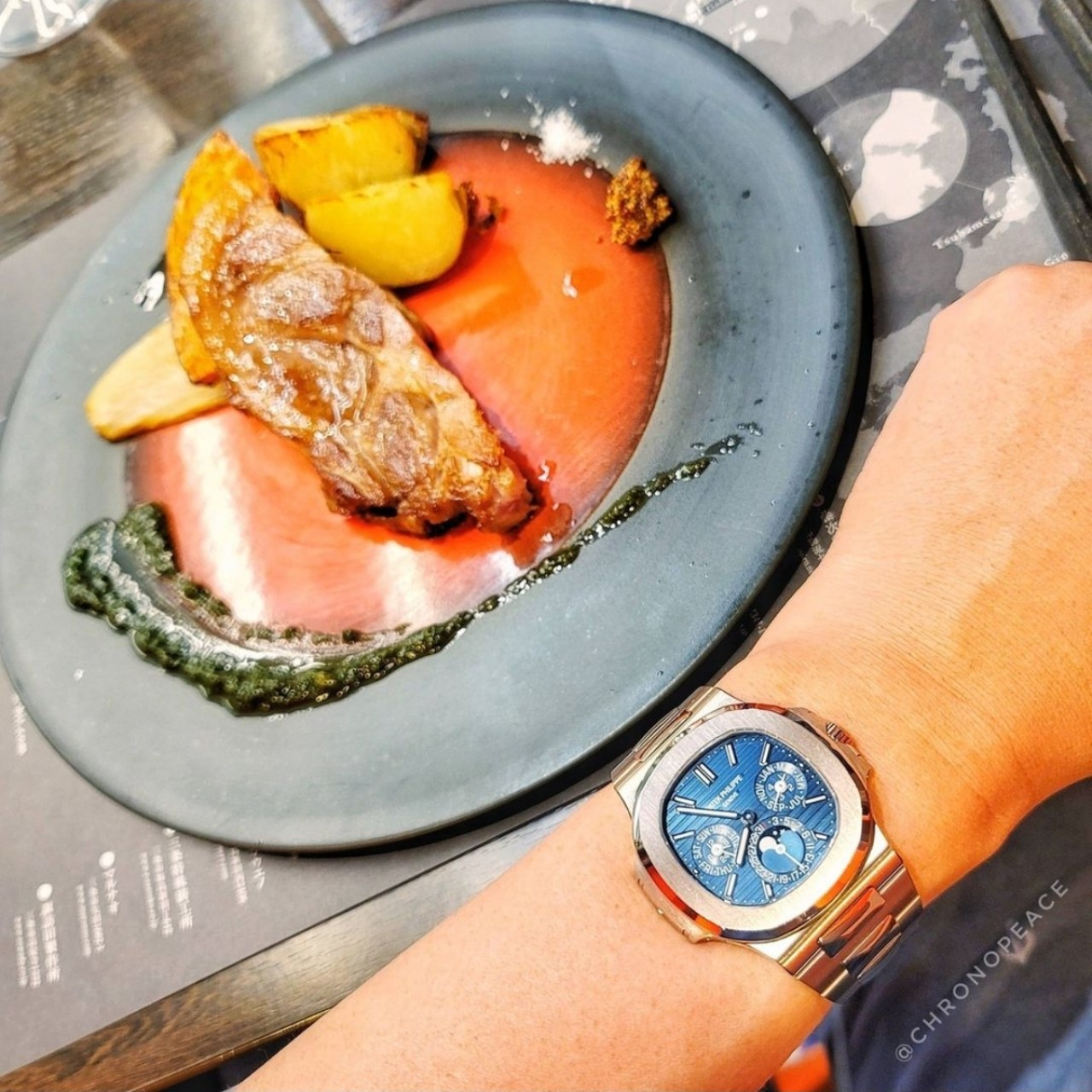 Patek Philippe Nautilus 5740/1G-001- super complex multi-functional