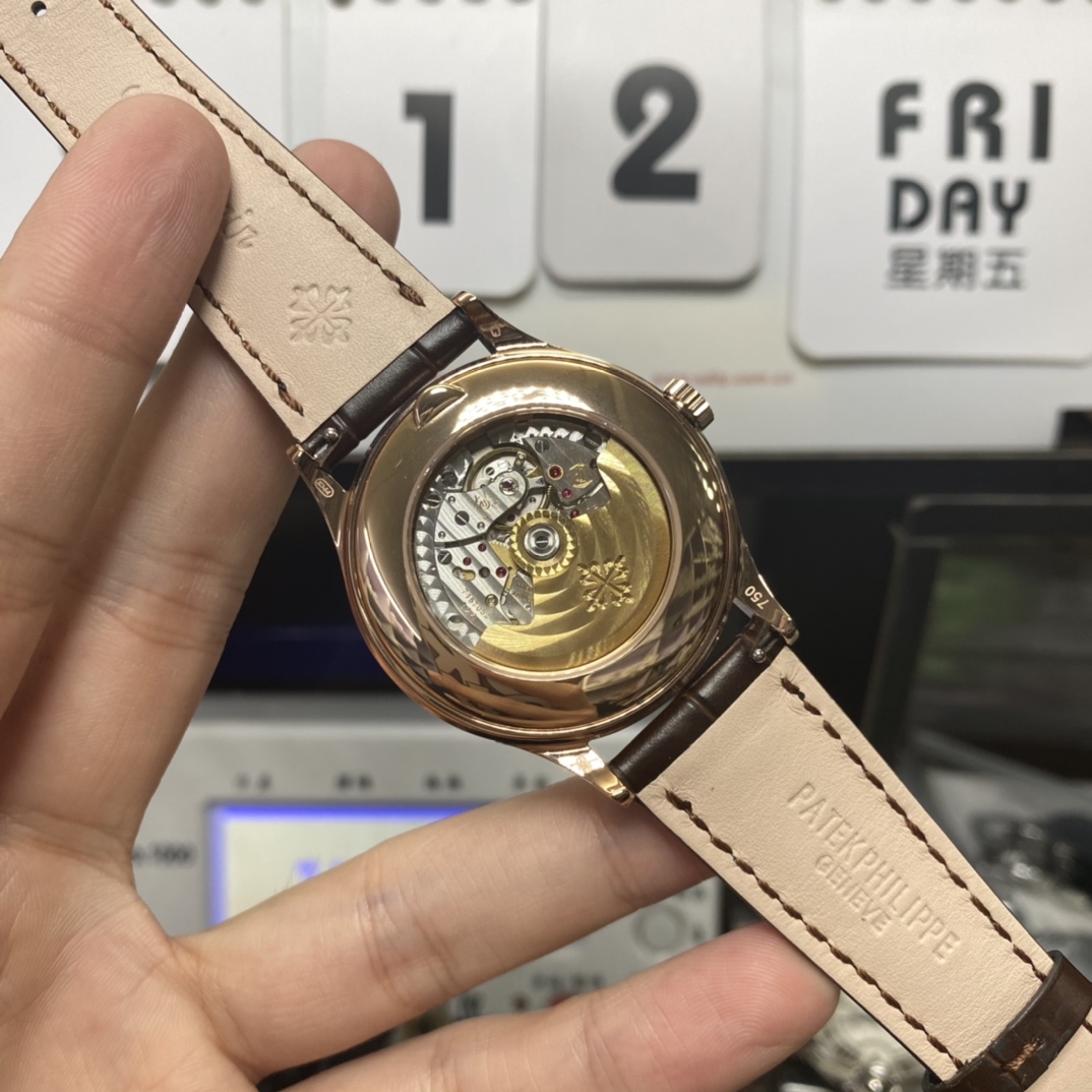 Patek Philippe Complicated Chronograph Series 5396R-011, Rose Gold Case White Dial, 38.5mm Size.