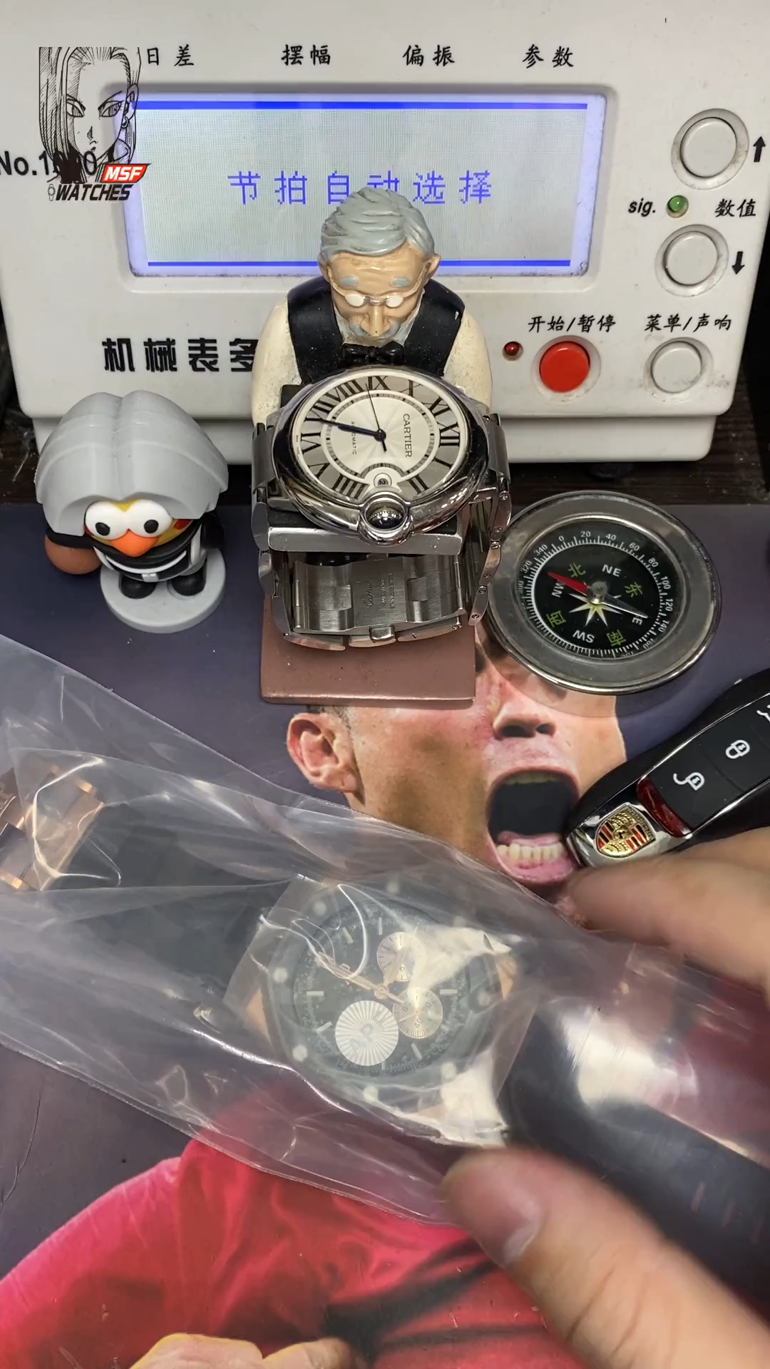 Audemars Piguet Royal Oak Offshore Series 26420RO.OO.A002CA.01, Rose Gold Case Ceramic Bezel, 43mm size.