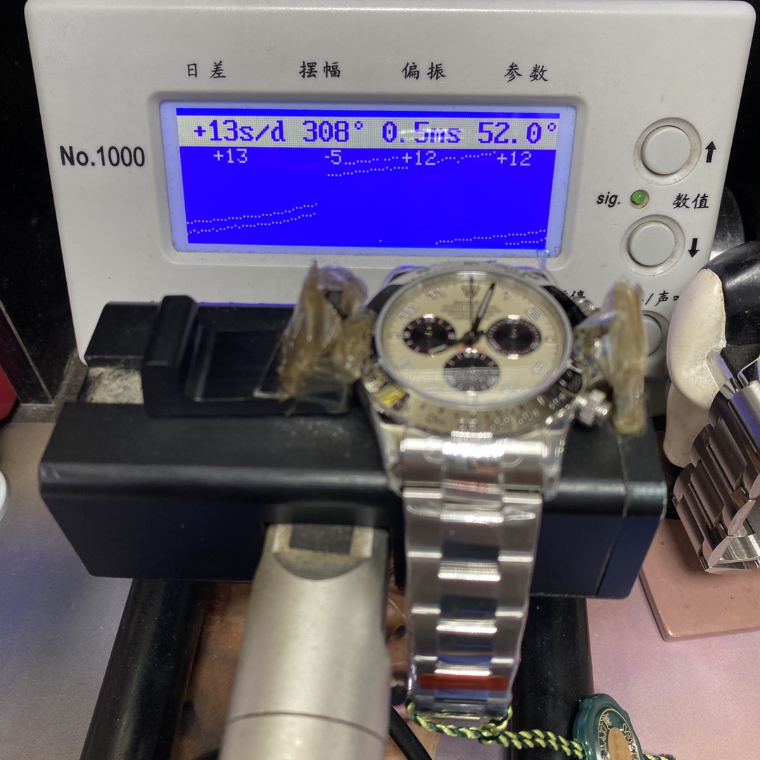 Rolex Cosmograph Daytona Series 116519-L(FC), Platinum Panda Dial, 40mm size.