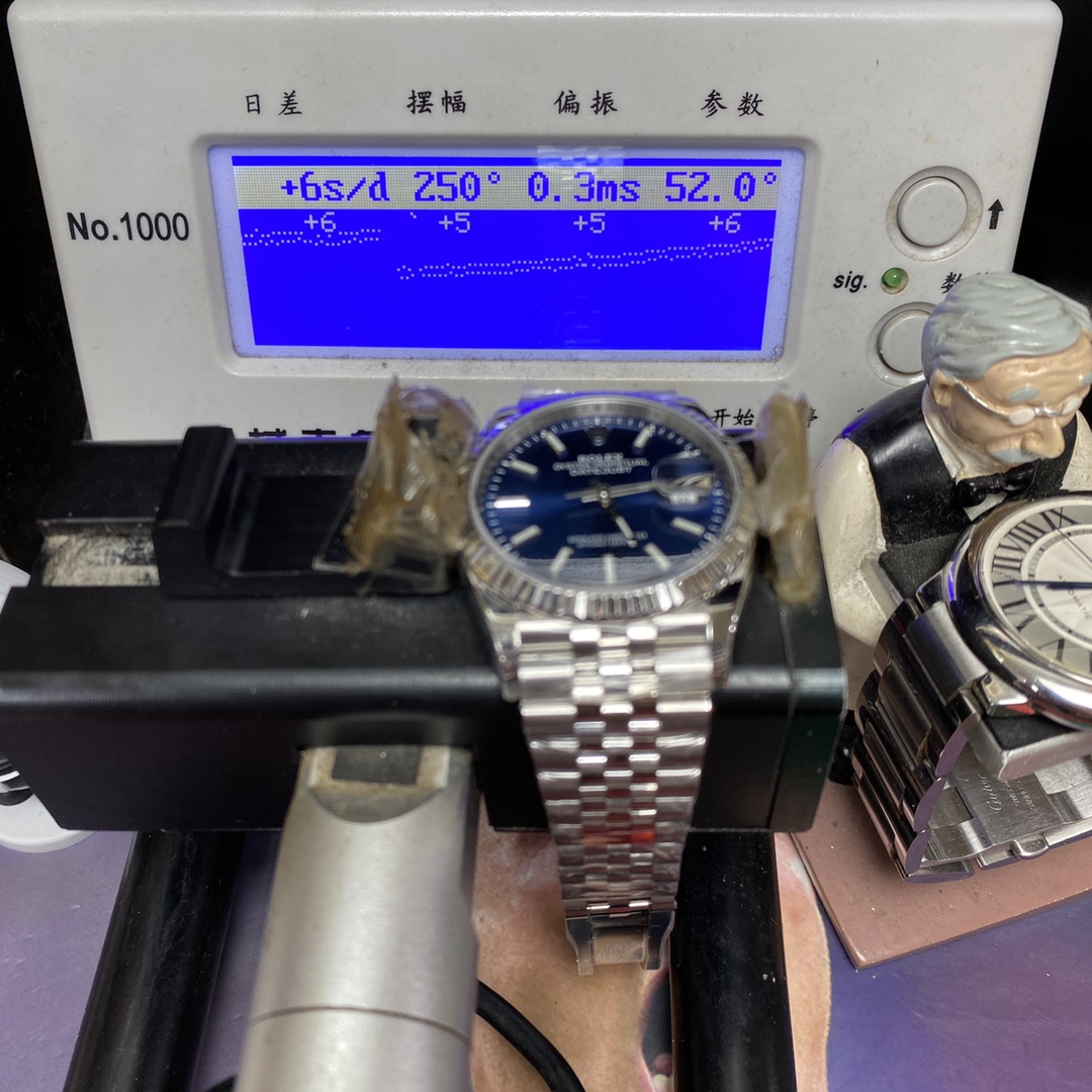 Rolex Datejust Series m126234-0017, Blue Dial with Fluted Bezel, 36mm size, Jubilee stainless steel bracelet.