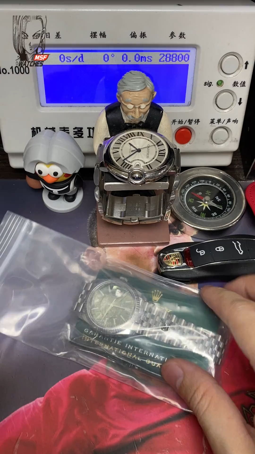 Rolex Datejust series m126234-0047, Palm Leaf Pattern on a Green Dial, 36mm size, Jubilee stainless steel bracelet.