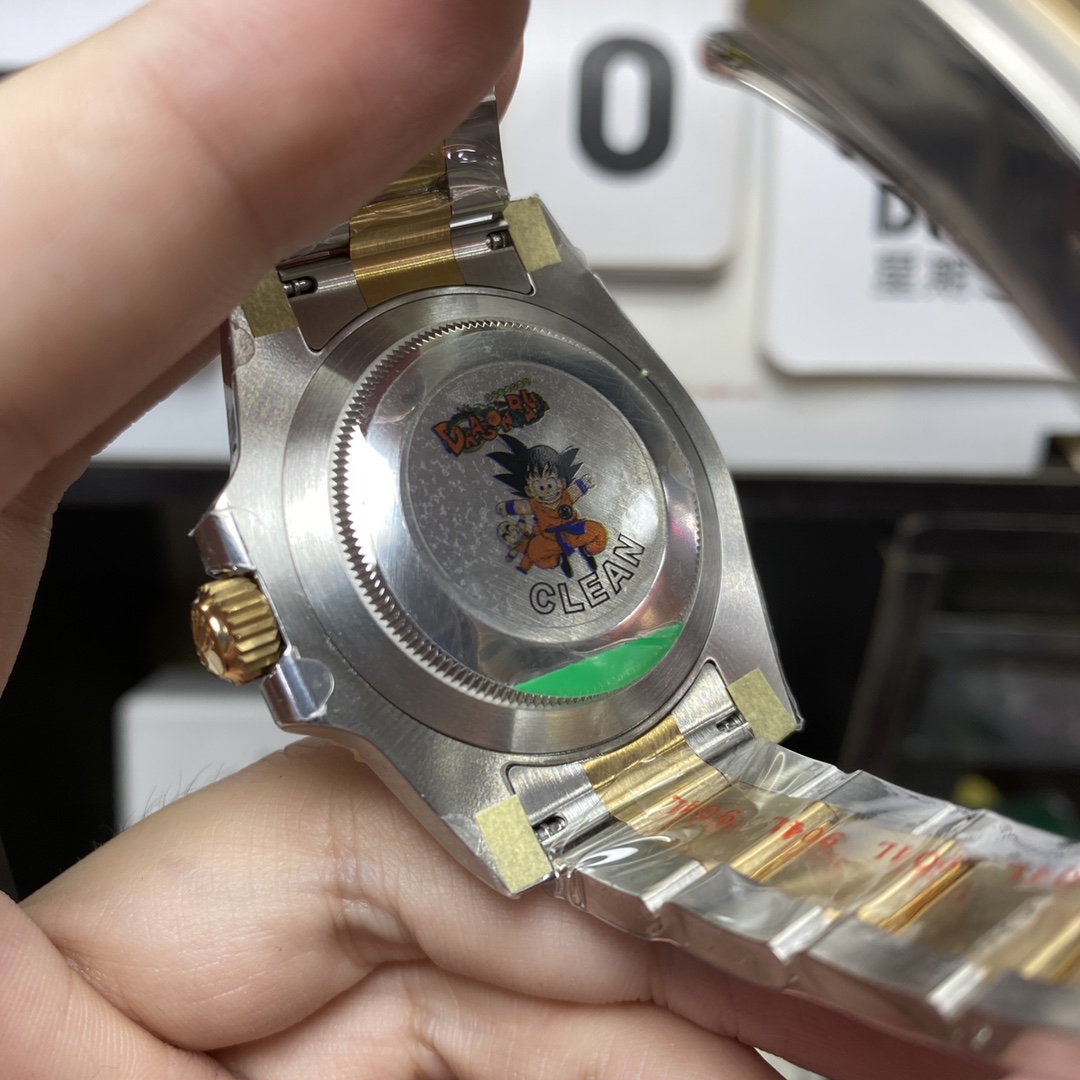 Rolex Submariner Series 116613LN-0001, Two-Tone Black Submariner, 40mm size.