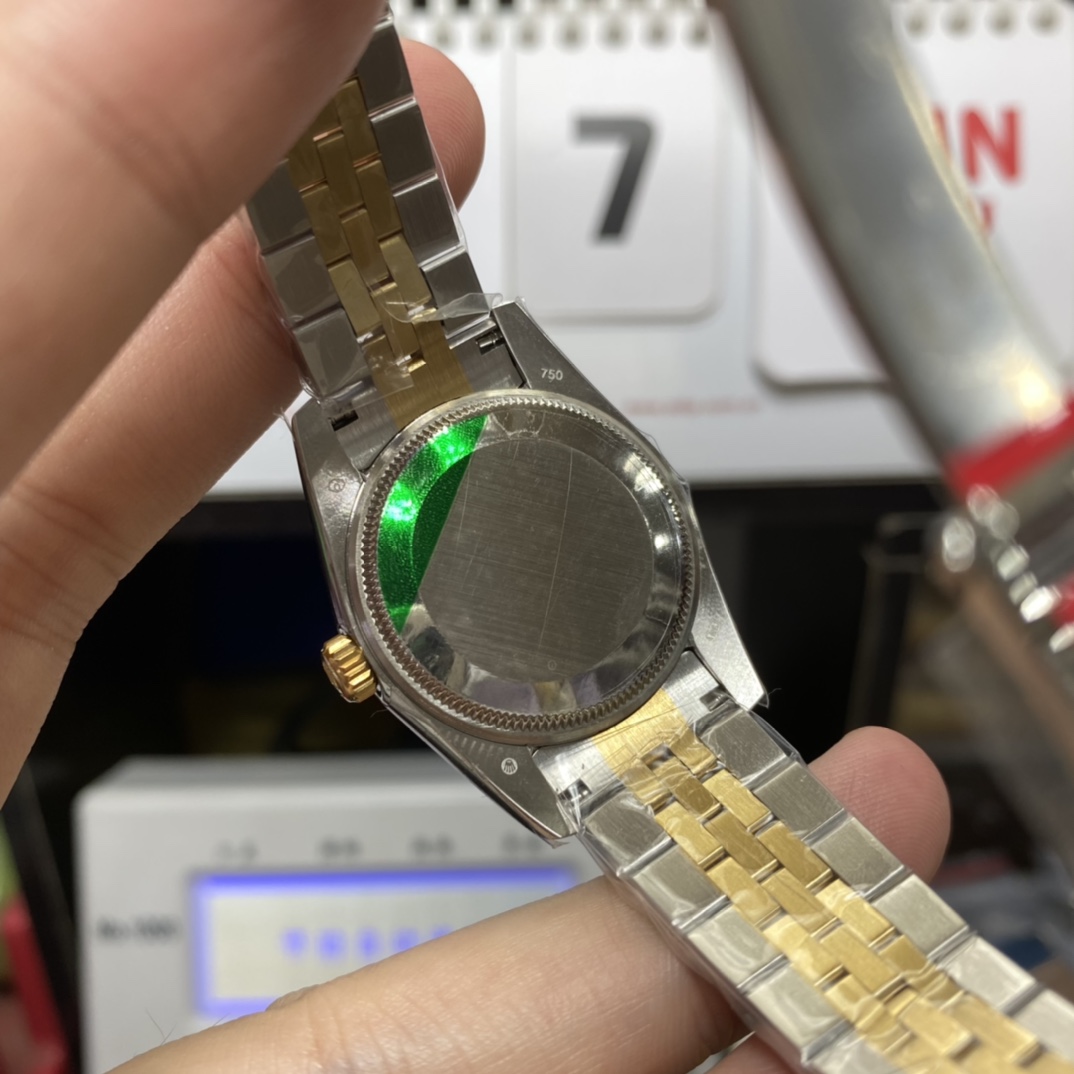 Rolex Datejust Series 31mm Size, Five-Link Steel Bracelet.