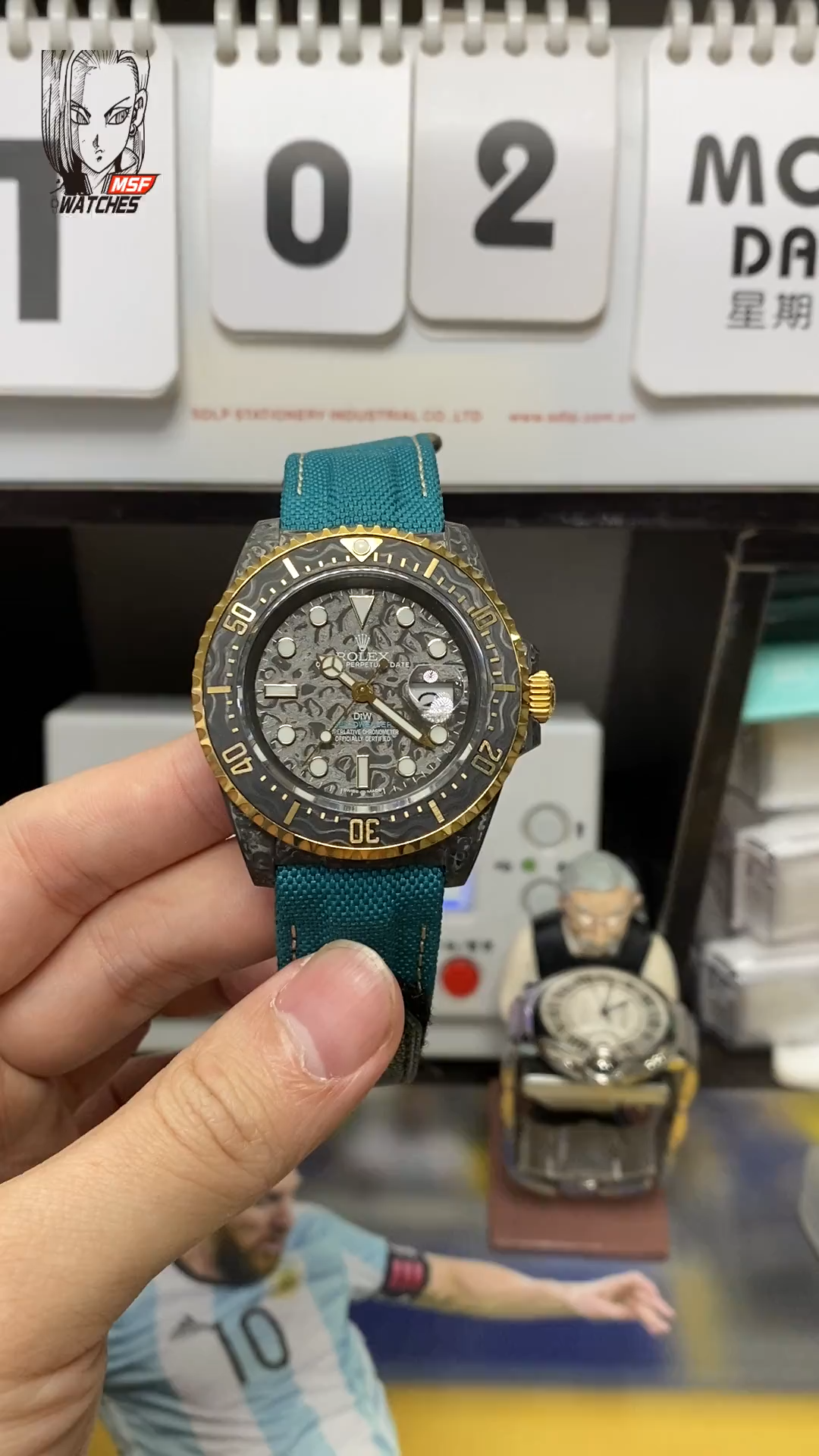 Rolex Sea-Dweller series DIW modify All carbon fiber , 44mm size.