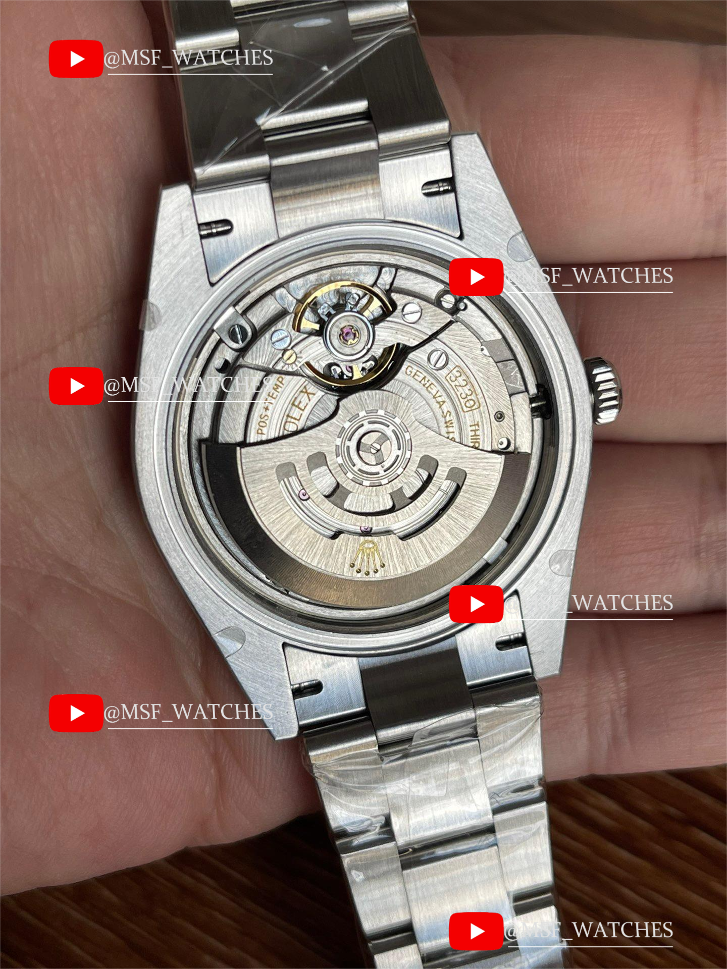 Rolex Air-King series M126900-0001, Green Hand, 40mm size.