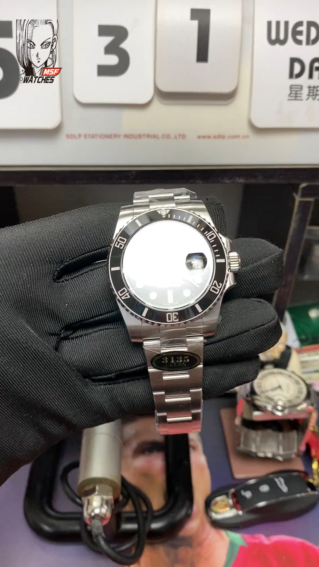 Rolex Submariner Series 116610LN-0001, Black Dial Black Ghost, 40mm size.