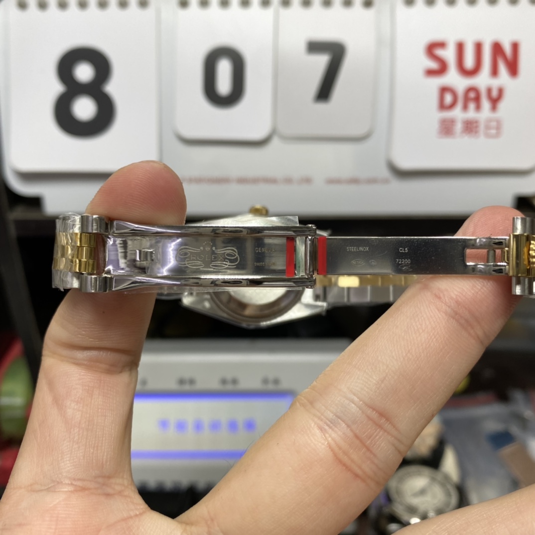 Rolex Datejust Series 31mm Size, Five-Link Steel Bracelet.