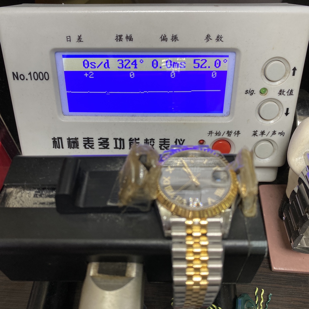 Rolex Datejust Series m278273-0018, Two-Tone Gold Case Grey Dial with Roman Numerals, 31mm size, Jubilee stainless steel bracelet.