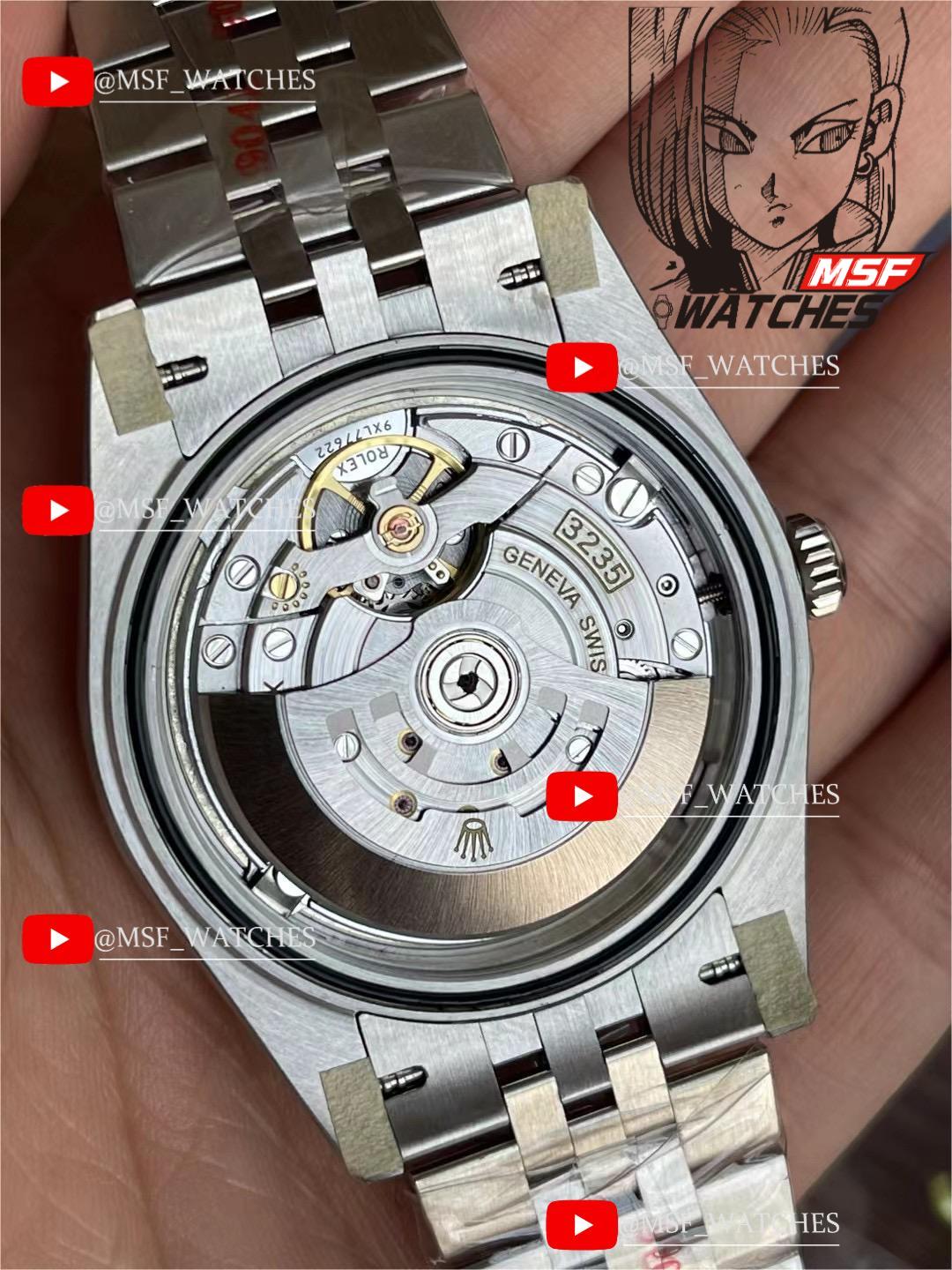 Rolex Datejust Series m126334-0031, Blue Checkered Dial Fluted Bezel, 41mm size, Jubilee Bracelet.