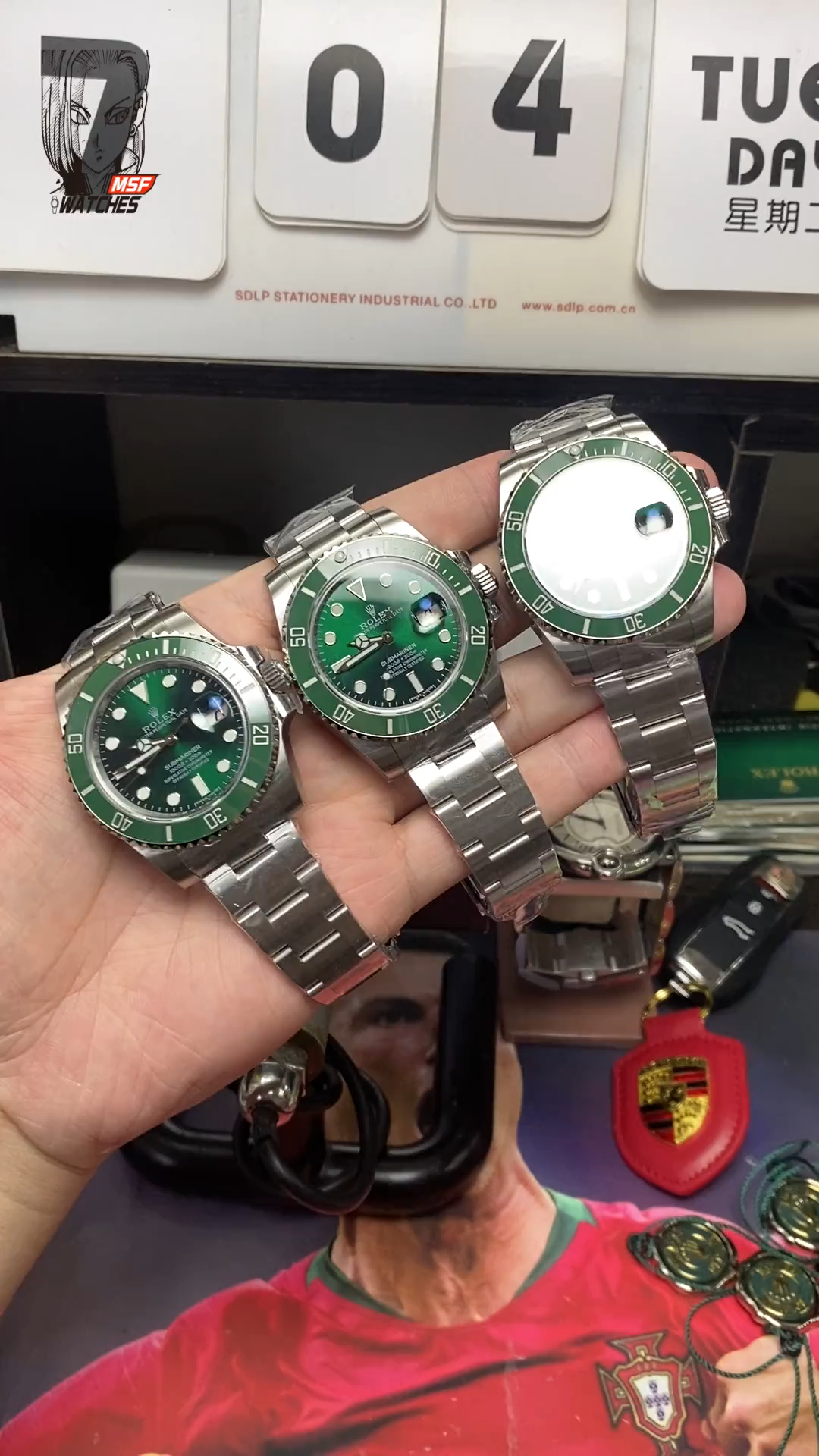 Rolex Submariner Series 116610LV-0002, Green Hulk, 40mm size.