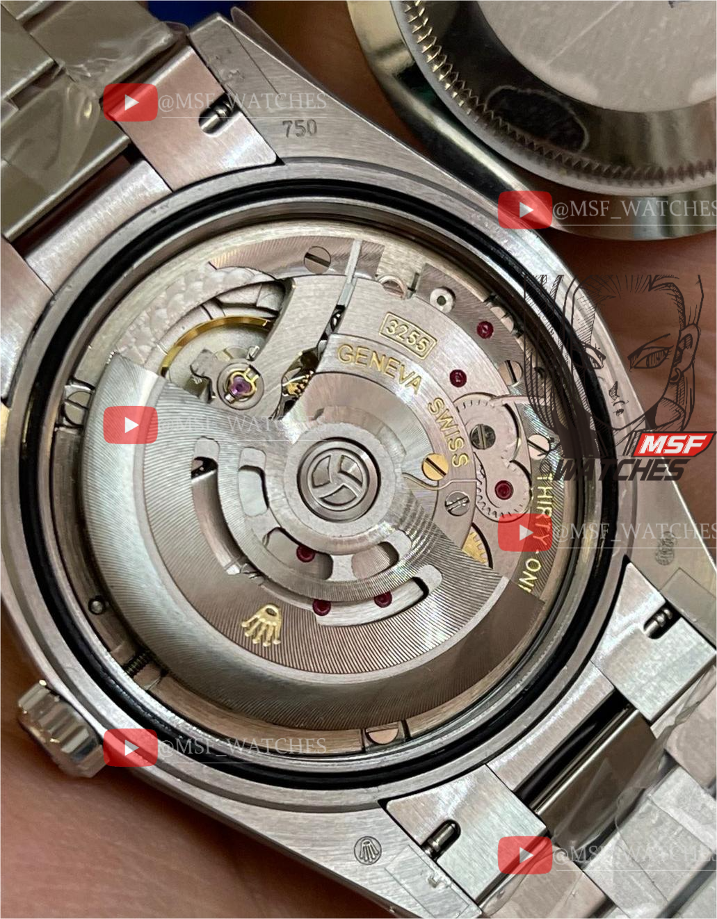 Rolex Day-Date series m128239-0044, Turquoise Dial, 36mm size.