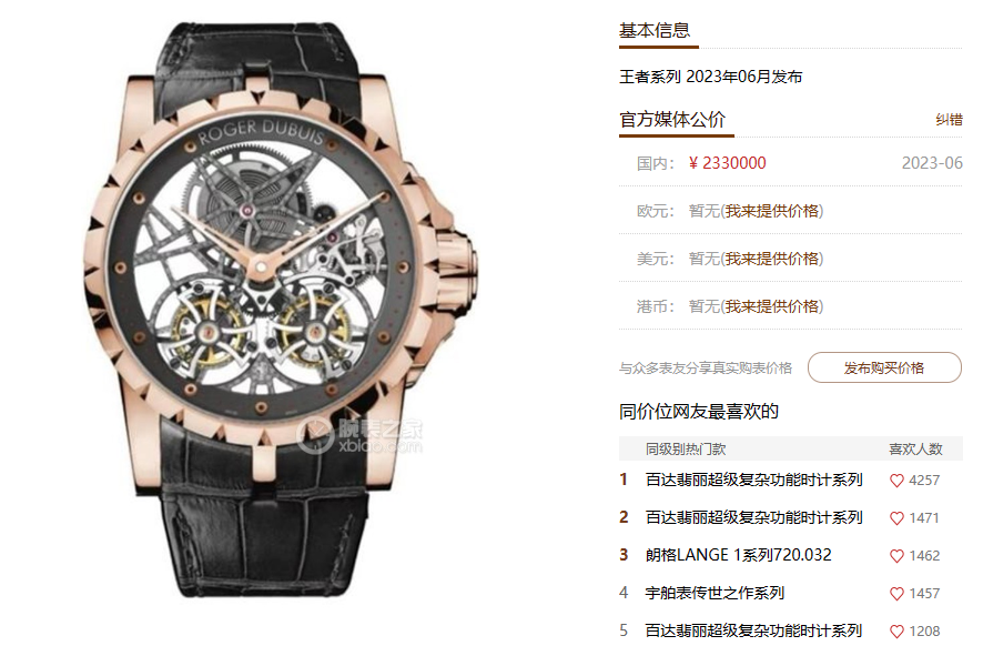 Roger Dubuis Royal Oak Series RDDBEX0395, Rose Gold Case All Hollowed Out with American Alligator Leather Strap, 45mm Size.