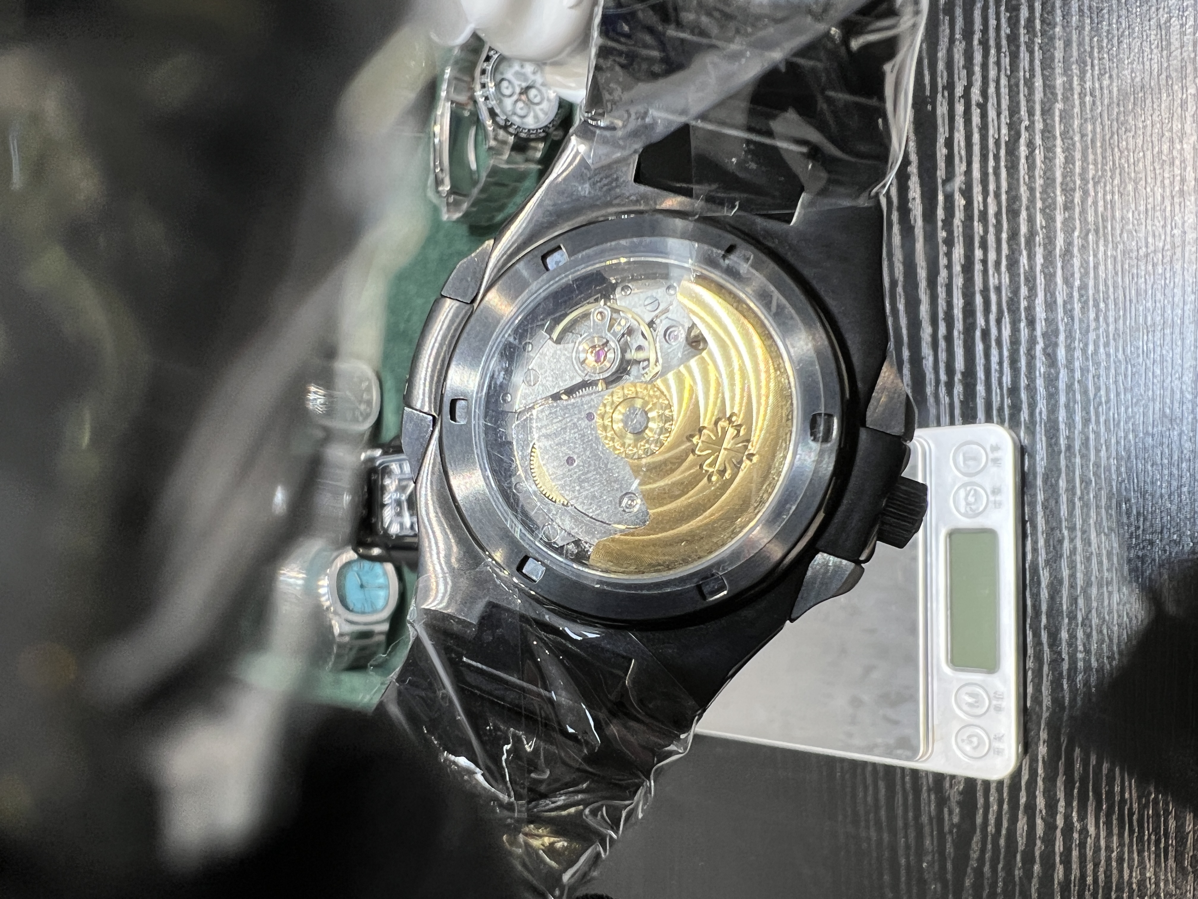 Patek Philippe Nautilus series 5711 all black case BLAKEN modify of 