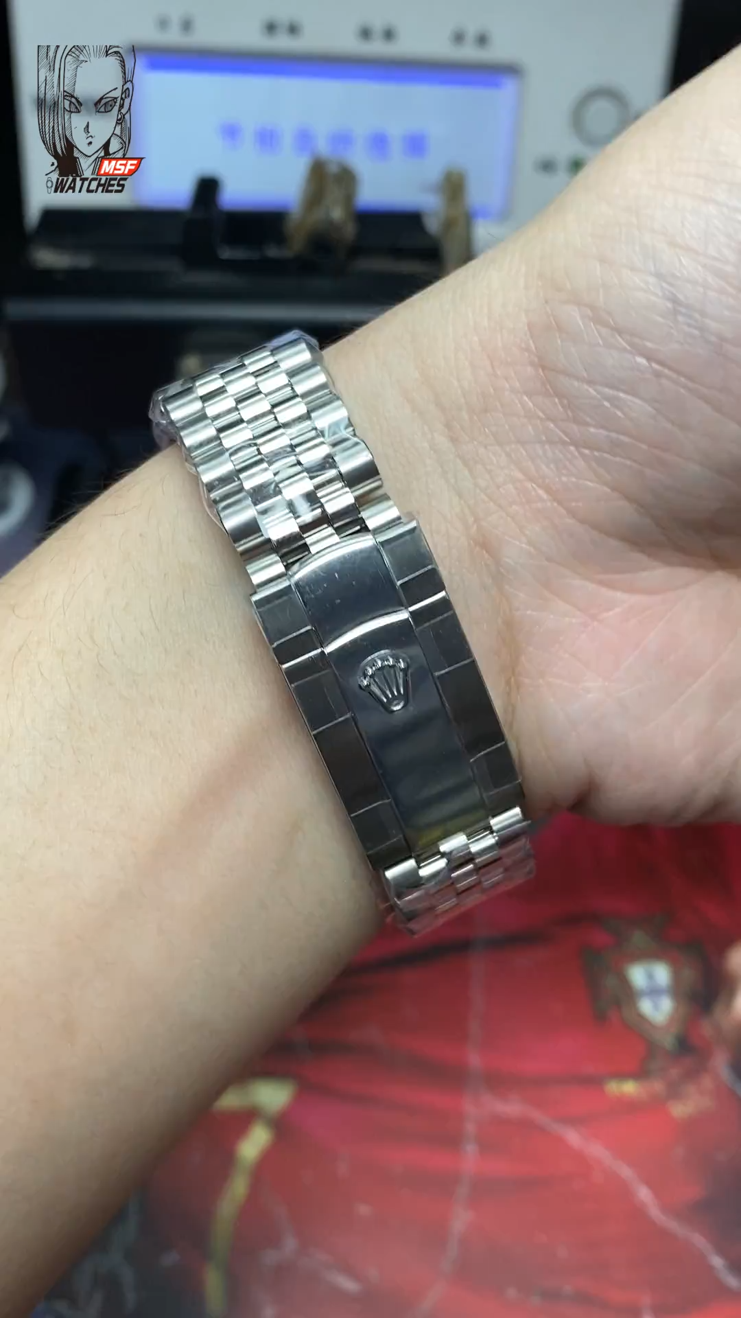 Rolex Datejust series m126334-0010.Silver Dial Five-Piece Link Bracelet,41mmsize