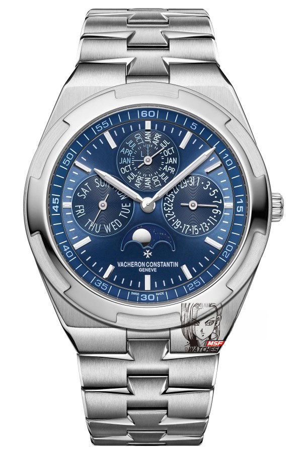 Vacheron Constantin Overseas series 4300V120G-B945, Blue Dial with Steel Bracelet, 41.5mm Size.