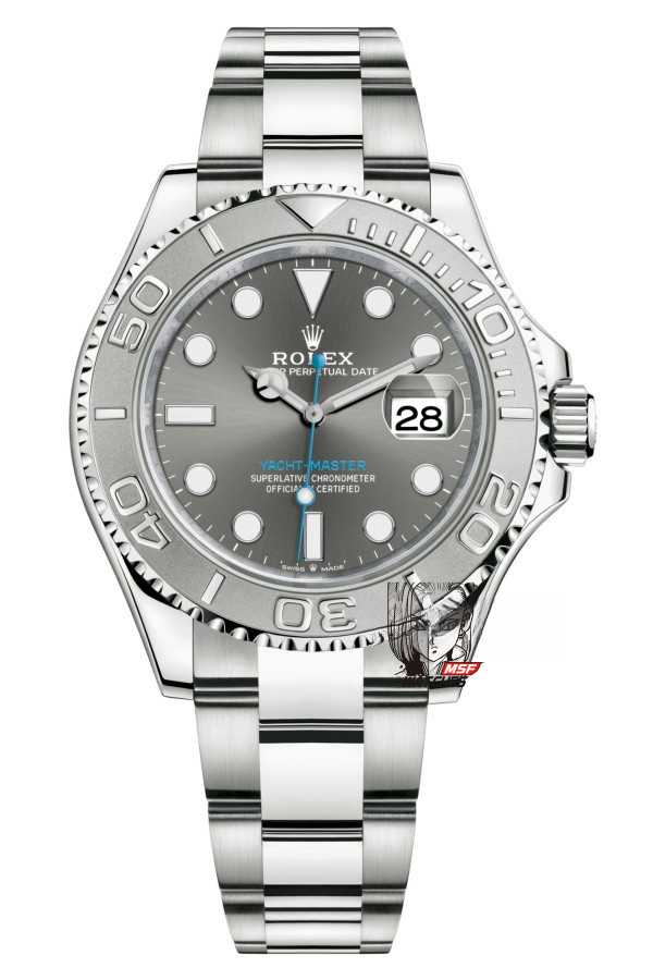 Rolex Yacht-Master Series m126622-0001, Grey Yacht Steel Bracelet Model, 40mm size.