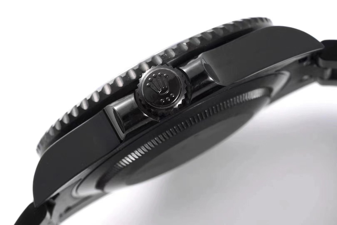 Rolex GMT-MASTER All ceramic CASE with black face and white Bezel, 40MM