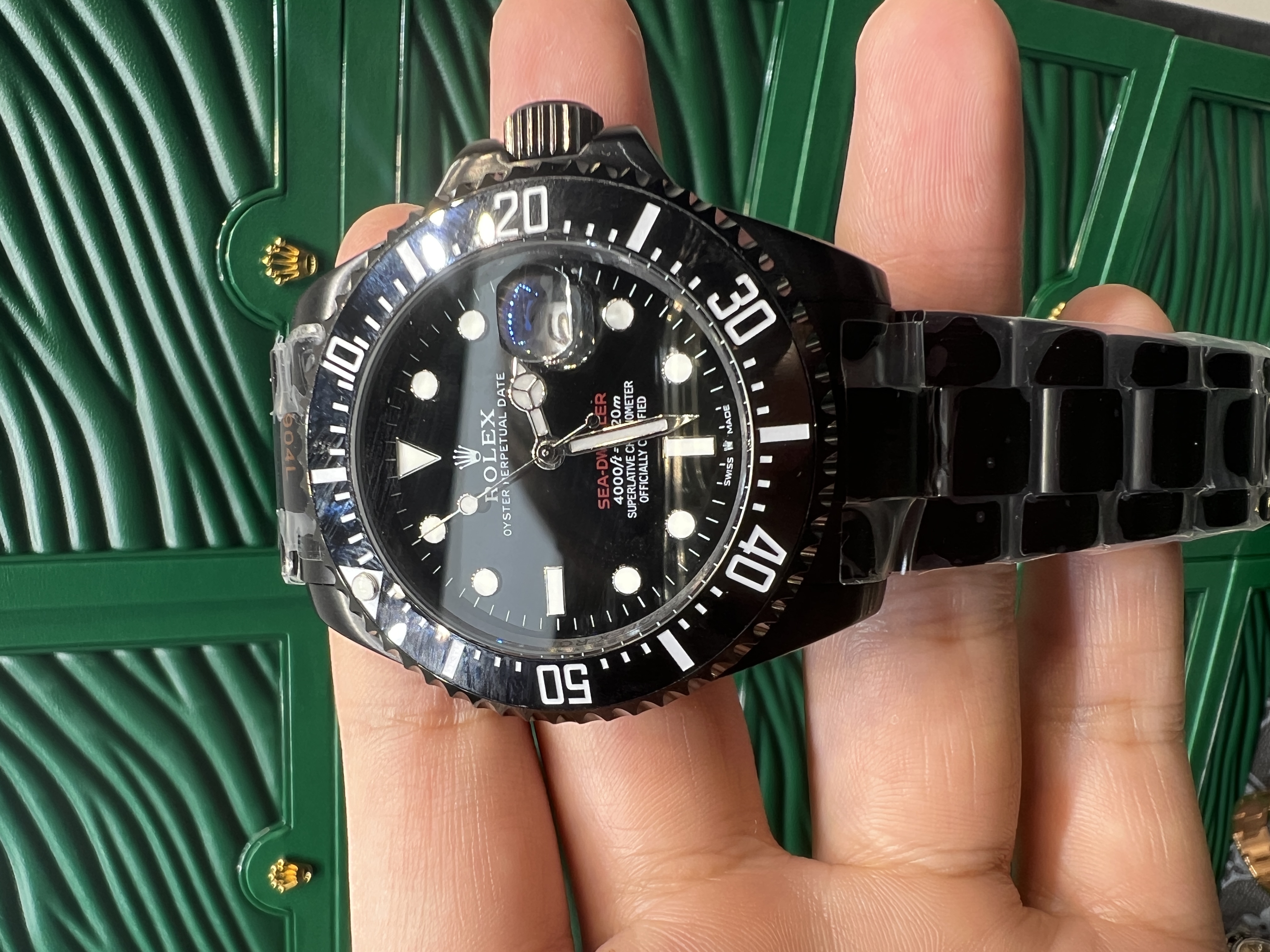 ROLEX Sea-Dweller BLAKEN MODIFY DEEPSEA RED LETTER. 43MM