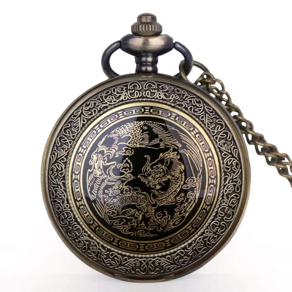 Creative FOB Quartz Pocket Watch Shiraz Hafez Tomb Architecture fashion and casual Pattern Pendant