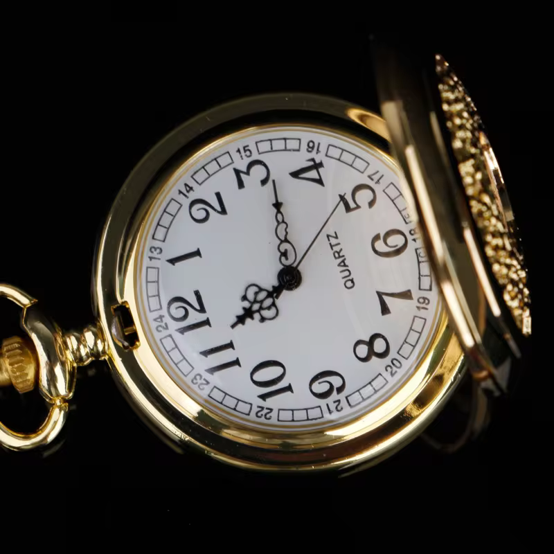 Trendy Fashion Hollow Quartz Pocket Watch Ladies Watch Taschenuhr Necklace Accessories Clock Gift Fob Watches